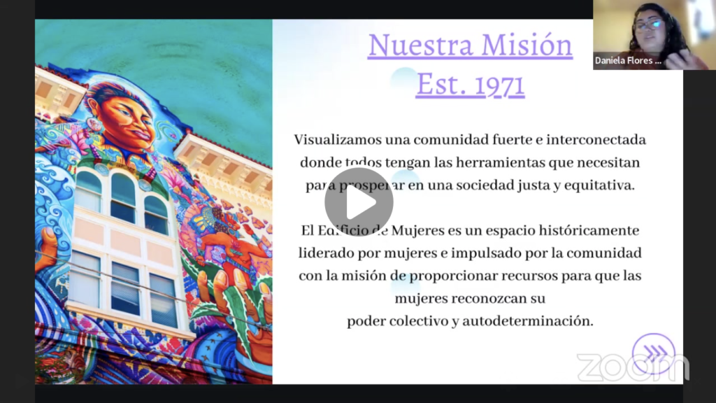 Facebook Live de El:la para Translatinas en compañía del Edificio de Mujeres